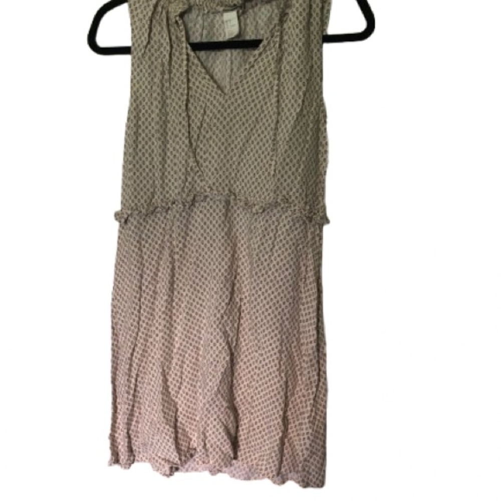 Elegant Sleeveless Patterned Dress